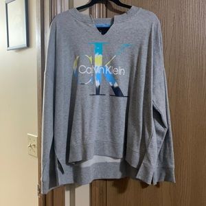 Calvin Klein long sleeved grey sweatshirt